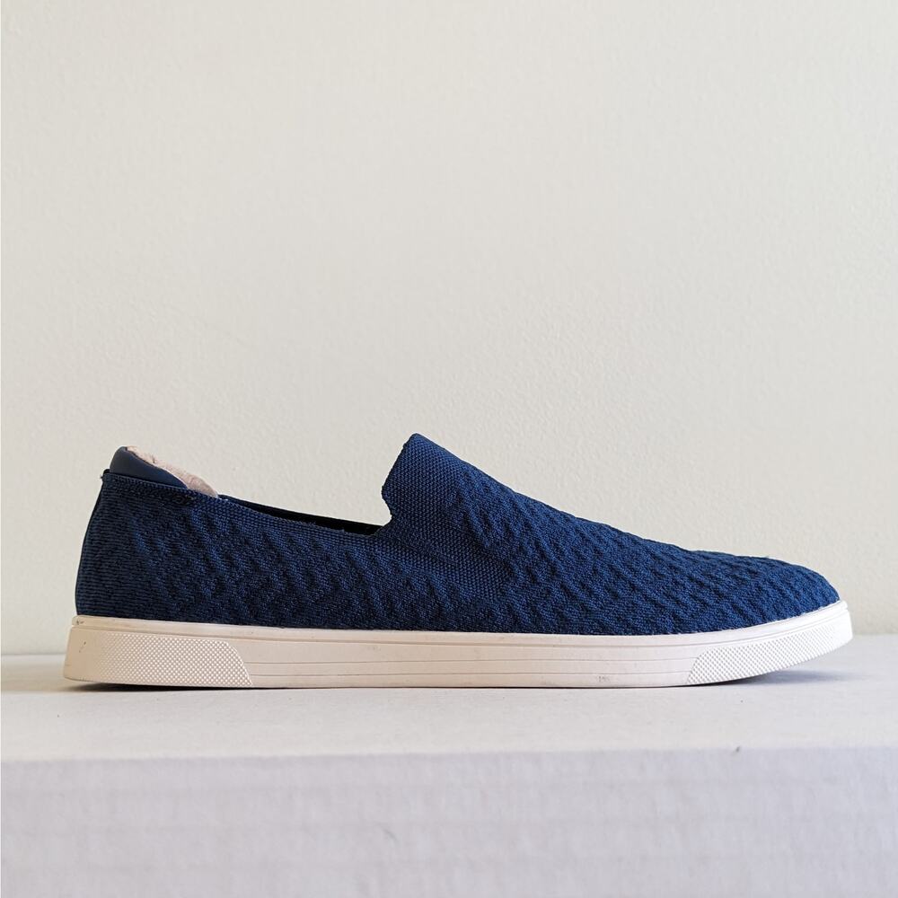 Spenco Mariner Stretch Slip On Loafer Size 11B Navy Knit Sneaker